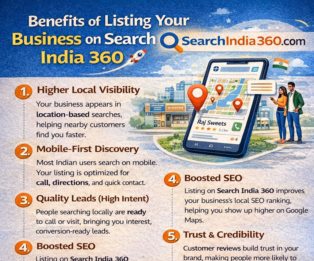 Benefits of Listing Your Business on Search India 360